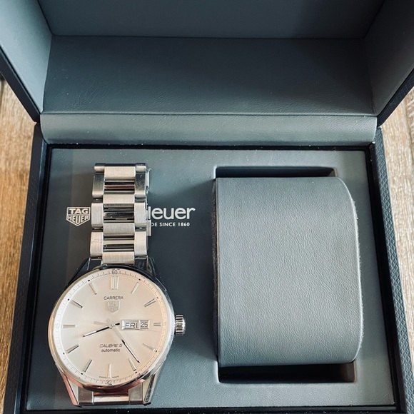 TAG HEUER CARRERA 5 AUTOMATIC WATCH WAR211B.BA0782 - Picture 2 of 7